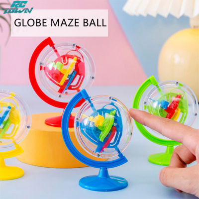 ของประดับโต๊ะทำงานอุปกรณ์ประกอบฉากเพื่อการศึกษาของเด็กลูกบาศก์มายากล3D ลูกบอลของเล่นเขาวงกตโลกสามมิติ