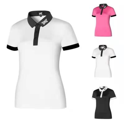 Golf short-sleeved t-shirt womens thin section summer new casual sports womens top GOLF clothing quick-drying and comfortable Le Coq W.ANGLE Odyssey Malbon PING1 Honma¤✱