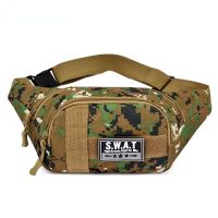 Fashion Outdoor Bag Waterproof Waist Bum Bag Running Jogging Belt Pouch Zip Fanny Pack Mobile Phone Bag Oxford Cloth Chest Bag Running Belt