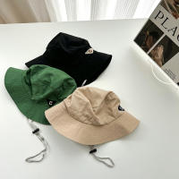 Childrens hat 2023 Summer new style baby Western style storage sun-shade fisherman hat boys and girls temperament sun hat