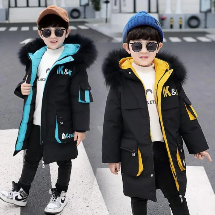 winter-children-s-duck-down-jackets-down-parkas-fur-big-boy-coats-kids