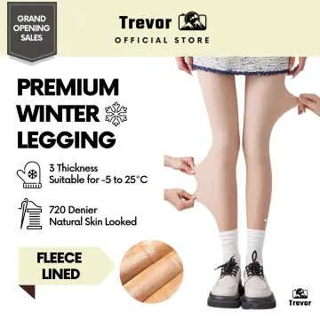 Women's Winter Warm Fleece Lined Leggings - 5 Pack Malaysia