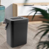 Kitchen Compost Bin for Countertop or Under Sink Composting, Ndoor Home Trash Can with Removable Airtight Lid