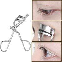 Stainless Steel Eyelash Curler Durable Powerful False Eyelashes Curler Clip Silicone Strip Beginner Makeup Cosmetic Beauty Tools