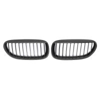 Carbon Fiber Car Front Kidney Grille Grill For-Bmw 6 Series E63 E64 Lci M6 630 645 650 Coupe 2Dr