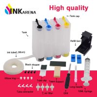 INKARENA DIY 4สีระบบหมึก CISS สำหรับเปลี่ยน HP121 121XL หมึก Deskjet F4283 F2423 F2483 F4283เครื่องพิมพ์ F4583