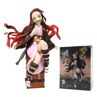 Anime Demon Slayers Blade Peripheral Hand-made 1 Generation Stove Door Nidou Box Sitting Model Doll Boxed Scenery Decoration