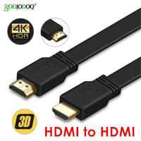 เคสGOOJODOQความเร็วสูงHDMIไปยังสายHDMI 1.5M/3M/5M HDMI 1.4 4K 3DชายFaltสำหรับชุดไขควงอิเล็คทรอนิก