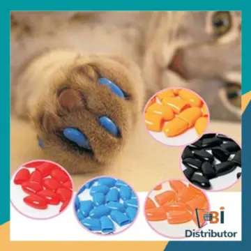 Rubber tips for outlet cat nails