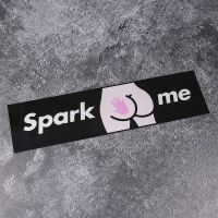 JDM สติกเกอร์ SPARK ME ตูดน้ำที่สวยงามสนุกสติกเกอร์สนุกหลอกรถยนต์สติกเกอร์สะท้อนแสงรถจักรยานยนต์รถยนต์ไฟฟ้า JDM สติกเกอร์