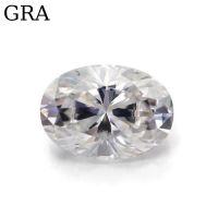 Szjinao Loose Gemstones Moissanite Stone 0.5ct To 8ct Oval Cut Diamond D Color VVS1 Gems Undefined GRA For Jewelry Diamond Ring