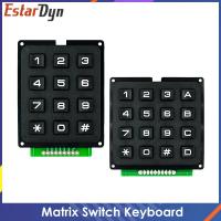 3 * 4 4 * 4 Matrix Switch คีย์บอร์ด โมดูลอาร์เรย์ปุ่มกด ABS ปุ่มพลาสติก 4x4 3x4 12 16 ปุ่มปุ่มสวิตช์เมมเบรน DIY ชุด สําหรับ Arduino