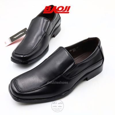 BAOJI รองเท้าหนังนักศึกษา รองเท้าหนังทำงาน คัทชูชาย สีดำ รุ่น BBJ500 ไซส์ 36-41