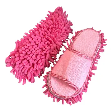 1pair Multifunctional Dust Mop Slippers, Lazy Mop Shoes, Mop Cap,  Detachable And Washable Mop For Cleaning Floor