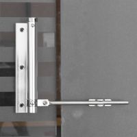 ▦✻ Adjustable Metal Door Closer Aluminum Alloy Safety Spring Door Closer Automatic Closing Security Lock for Bedroom Bathroom Doors