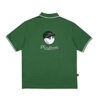 เสื้อโปโลแขนสั้น คอปก ปักลาย Malbon Golf BUCKETS แบบบาง เหมาะกับใส่เล่นกอล์ฟ