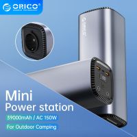ORICO 39000mAh Notebook Power Bank 144Wh PD60W DC AC 150W Portable Power Station Emergency Power Bank for Charging 1Pcs