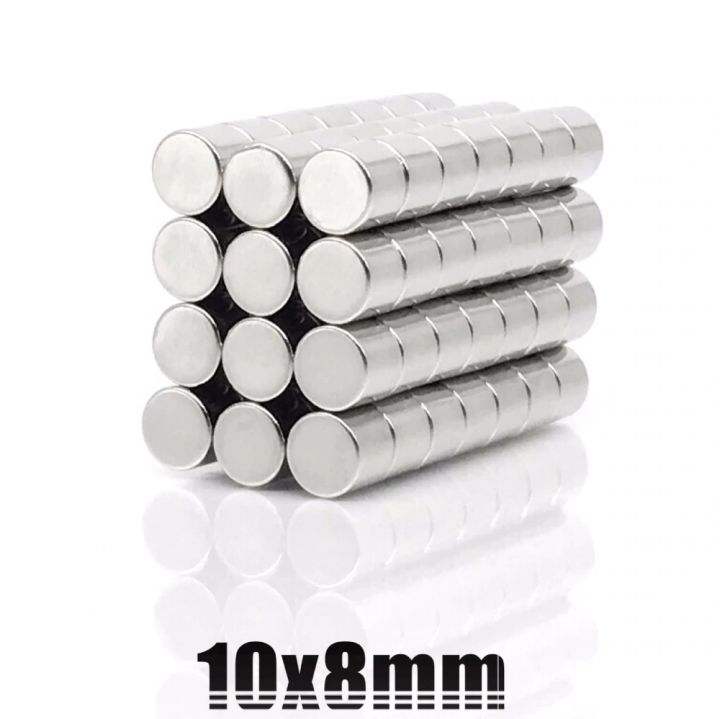 1ชิ้น-แม่เหล็กแรงสูง-10x8มิล-magnet-neodymium-10-8mm-แม่เหล็กแรงสูง-ทรงกระบอก-ขนาด-10x8mm-แม่เหล็ก-แรงดูดสูง-10-8มิล-พร้อมส่ง