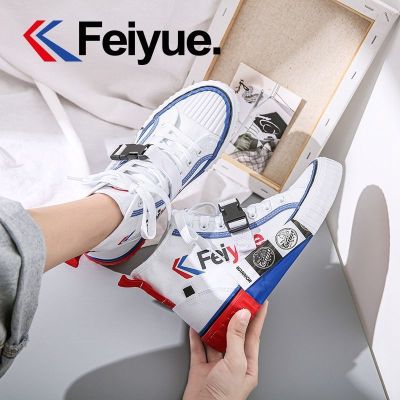 ۩  Feiyue/canvas shoes female 2022 new age season high help tide sandals male han edition leisure joker countries