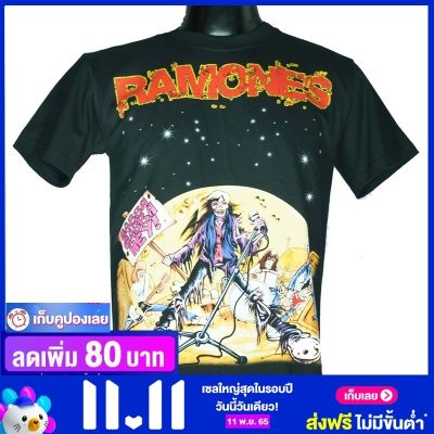 เสื้อวง RAMONES เสื้อยืดวงดนตรีร็อค เมทัล เสื้อร็อค ราโมนส์ RMN948 สินค้าในประเทศ