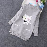 [Childrens clothing] 2020สเวตเตอร์เด็กผู้หญิงตัวใหญ่คนใหม่อายุ6-14ปีเสื้อผ้าเด็ก88215