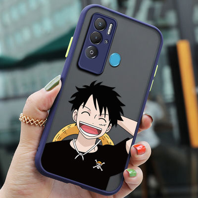 เคส Tecno Pova Neo case การ์ตูน Luffy Ultra-thin skin รู้สึก Frosted เลนส์ใสกล้องฟิล์มป้องกัน ฝาหลังแบบแข็ง ขอบซิลิโคนอ่อนนุ่ม เต็มปก