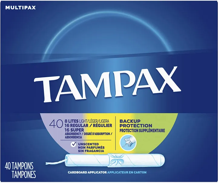 Tampax Cardboard Applicator Tampons (Light/Regular/Super Absorbency
