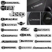1ชิ้นสติกเกอร์เสียงฮอร์นสติกเกอร์สามมิติโลหะติดรถยนต์อเนกประสงค์สำหรับรถยนต์โตโยต้าแคมรี่ฮอนด้านิสสันออดี้บีเอ็มดับเบิลยูเมอร์เซเดสเบนซ์ฟอร์ดมาลิบูมาสด้า CX-3 Kia Hylexus Fiat