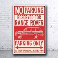 Range Rover Classic Reserved Parking Only ป้ายดีบุกบาร์ผับหน้าแรกโปสเตอร์โลหะ Wall Art Decor โปสเตอร์ New