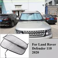 For Land Rover Defender 110 130 2009-2020 Car Windshield Sunshades Sun Shade Covers Front Window Visors Windowshade Accessories