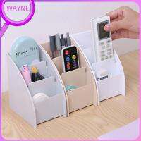 WAYNE 1311.58.5ซม. ที่วางโทรศัพท์3ช่องขาตั้งอุปกรณ์จัดระเบียบกล่องควบคุมระยะไกลกล่องเก็บเดสก์ทอปเครื่องสำอาง