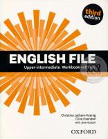 Bundanjai (หนังสือ) English File 3rd ED Upper Intermediate Workbook with Key (P)