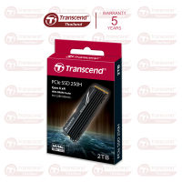 PCIe NVMe M.2 SSD 2TB : MTE250H : Gen 4X4 for PS5/PC Transcend * รับประกัน 5 ปี หรือ** รับประกันไม่เกิน 1560 TBW**มีใบกำกับภาษี