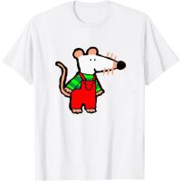 เสื้อยืดคอกลม แขนสั้น ผ้าฝ้ายแท้ พิมพ์ลาย Mouse Bobo and His Friends maisy สําหรับผู้ชาย