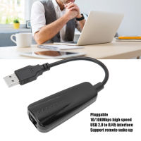 อะแดปเตอร์อีเทอร์เน็ต10/100Mbps USB เป็นอะแดปเตอร์อีเธอร์เน็ตมีอินดิเคเตอร์ LED เสียบได้อะแดปเตอร์อีเทอร์เน็ตสำหรับ Windows สำหรับ Linux