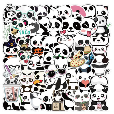 ruyifang 50pcs Animal PANDA Sticker กระเป๋ากีตาร์สเก็ตบอร์ดแล็ปท็อป Graffiti สติ๊กเกอร์