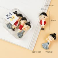 4pcs cartoon cherry Push Pins Thumb Thumbtack Board Pins Drawing Photo Wall Studs Office School Supplies Clips Pins Tacks