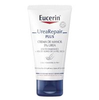 Eucerin UreaRepair PLUS 5% Hand Cream ยูเซอรีน ยูเรีย รีแพร์ พลัส 5% แฮนด์ครีม สำหรับผิวแห้งมาก 75ml.