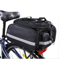 Bicycle Carrier Bag MTB Bike Rack Bag Trunk Pannier Cycling Multifunctional Large Capacity 27L Travel Bag With Rain Cover