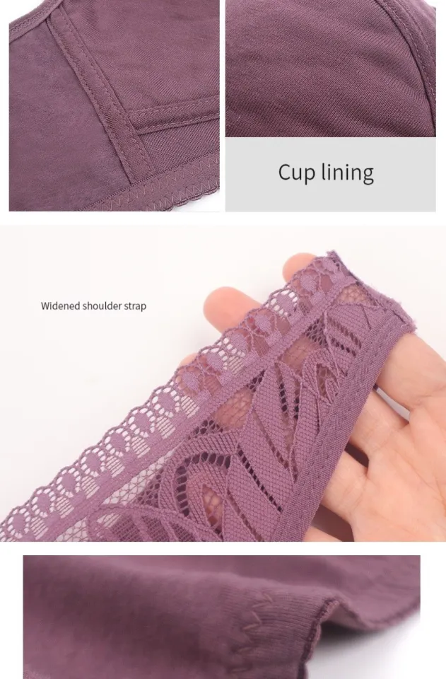 Soft Cotton Cups Before The Zipper In The Elderly Underwear