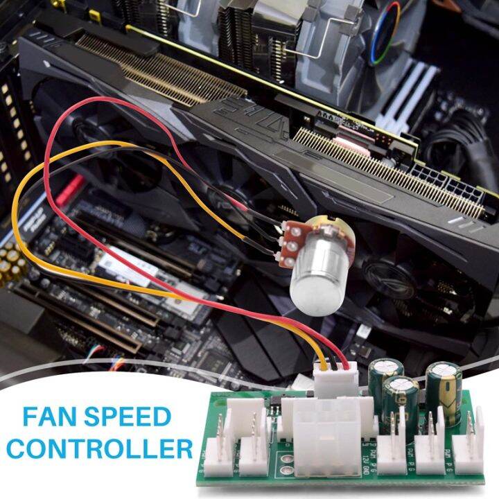 computer-case-miner-fan-speed-controller-8-channel-fan-hub-pwm-high-power-violent-fan-controller-fan-speed-governor