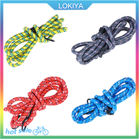 LOKIYA 1PC 1.5M bungee CORD STRAP Heavy ผ้าใบยืด elastictie ลงตะขอจักรยานผูก