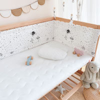 Baby Bed Bumper Cotton One-piece Newborns Crib Around Cushion Cot Infant Protector Pillow Anti-collision Fence Kids Room Decor