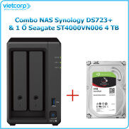 Khuyến Mãi Combo Thiết bị lưu trữ NAS Synology DS723+ và 1 Ổ cứng Seagate
