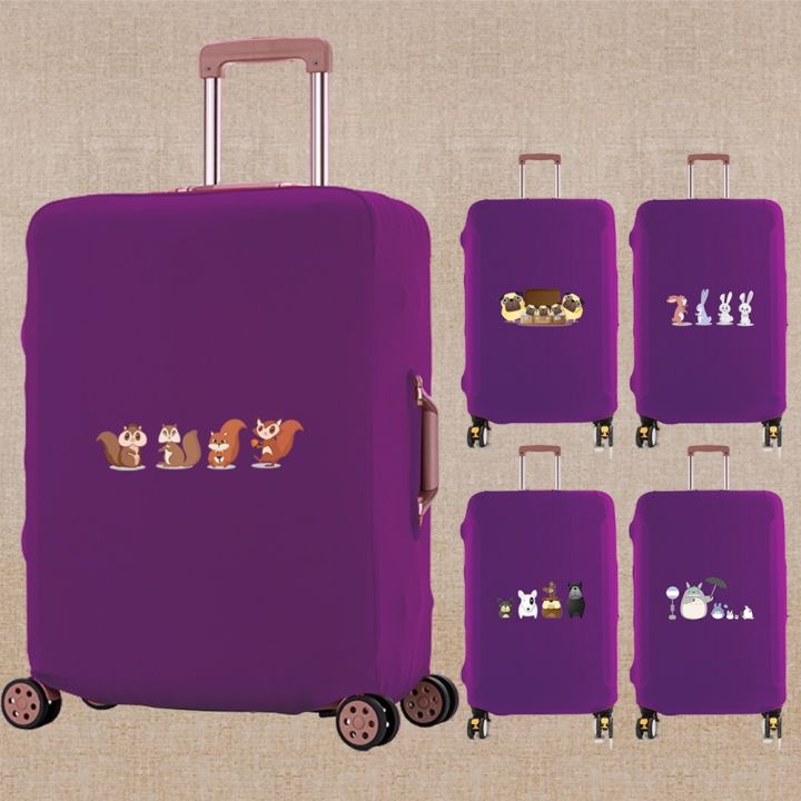 Custom Name Luggage Protective Cover for 18-28 Inch 26 Letter Thick Elastic  Suitcase Dust Cover Trolley Case Travel Accessories