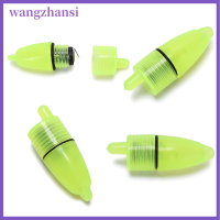 Wangzhansi อุปกรณ์ตกปลาสัญญาณเซ็นเซอร์ลอยปลาแบบไฟตกปลา10ชิ้น