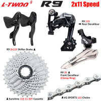 LTWOO R9 2X11ความเร็วจักรยาน D Erailleur Groupset 11โวลต์ S Hifter คันโยกซันไชน์28ครั้ง32ครั้งเทปคาสเซ็ตเฟือง VG 11วินาทีโซ่ชิ้นส่วนจักรยาน