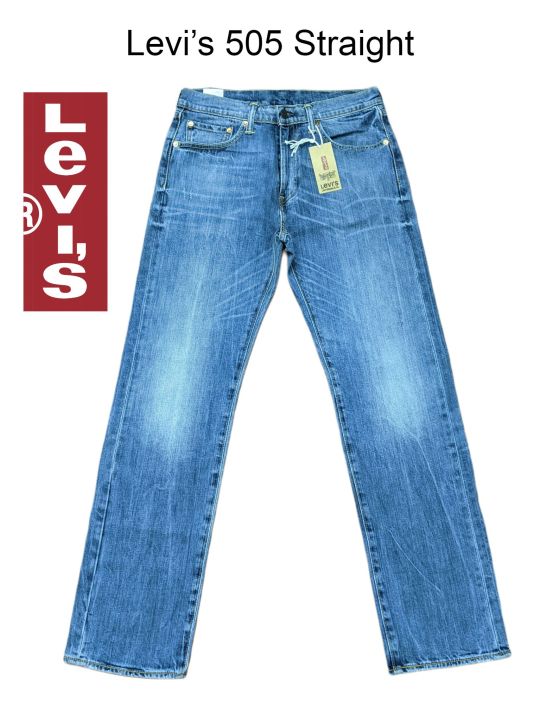 Quần jeans Nam Levi's 505 Straight Hàng Hiệu 