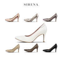 SIRENA รองเท้าหนังแท้ ส้น 3 นิ้ว รุ่น CINDERELLA | รองเท้าคัชชูผู้หญิง