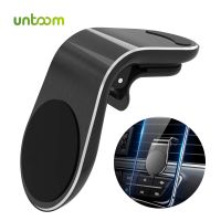 【digitizer】 Untoom รถแม่เหล็กที่วางโทรศัพท์360คลิปในช่องระบายอากาศรถหมุนแม่เหล็กที่ยืดมือถือขาตั้งโทรศัพท์จีพีเอสสมาร์ทโฟน